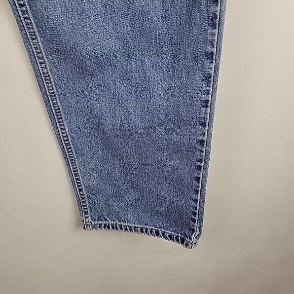VTG Levis Silvertab Jeans Mens 34x34 Blue Baggy Fit Skater Y2K Denim Streetwear - Picture 5 of 9